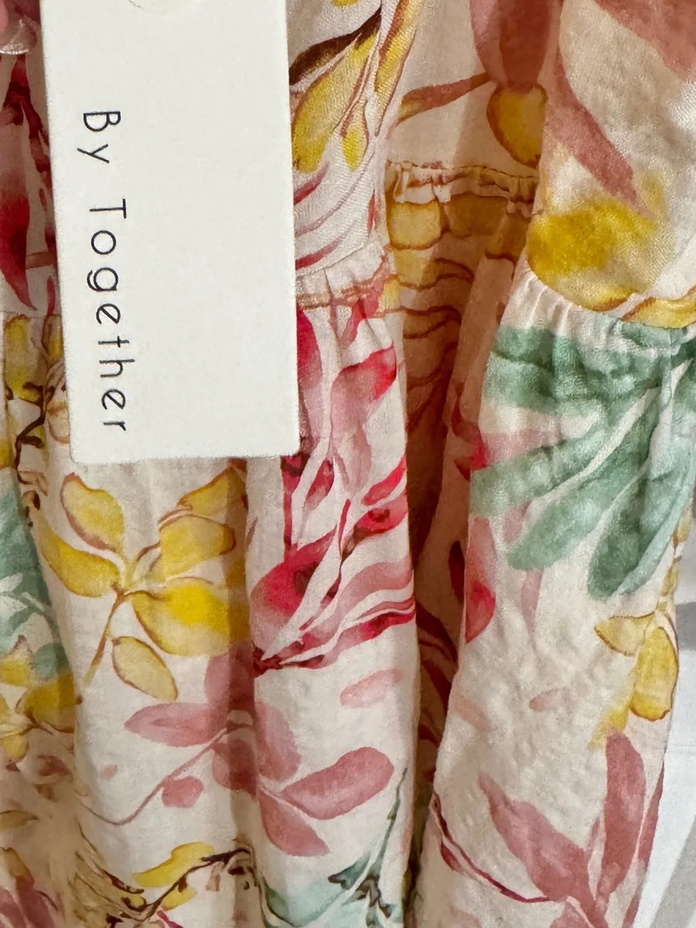 NWT By Together Endless Afternoon Dress Medium Floral Boho Cottagecore - Picture 6 of 12